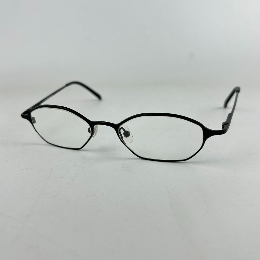 Ellen Tracy ET241 Women's Eyeglasses Frame Black Metal Cat Eye Full Rim 135 mm